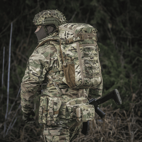 M-Tac Ryggsekk Gen. II Elite – Small i multicam med NIJ-sertifisering, kuffertåpning og elastiske mesh-lommer, galleri posisjon 1.