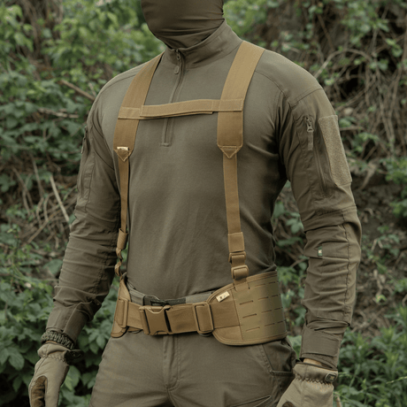 M-Tac skulderstropper for taktisk belte Elite i tett MIL-SPEC webbing med justerbar lengde og forsterkede samlinger, galleri posisjon 1.
