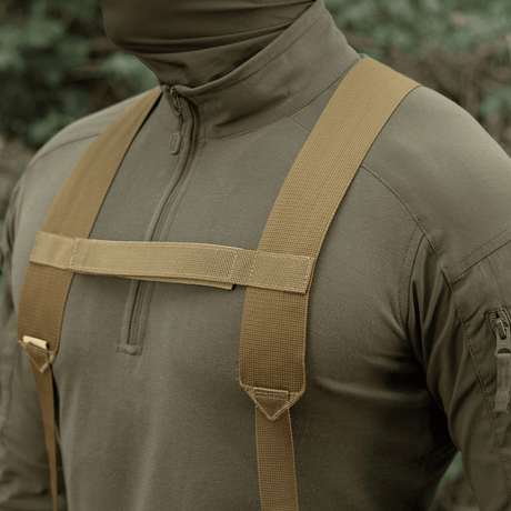 M-Tac skulderstropper for taktisk belte Elite i kraftig MIL-SPEC webbing med justerbar lengde og robust design, galleri posisjon 1.