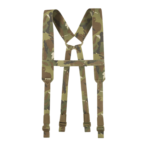 M-Tac skulderstropper for taktisk belte Elite i camouflage-print med tett MIL-SPEC webbing, justerbar lengde, galleri posisjon 1.