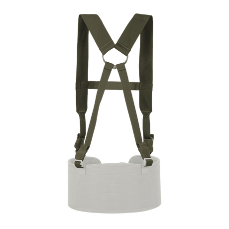 M-Tac skulderstropper for taktisk belte Elite i olive drab med justerbare stropper og tett MIL-SPEC webbing, galleri posisjon 1.