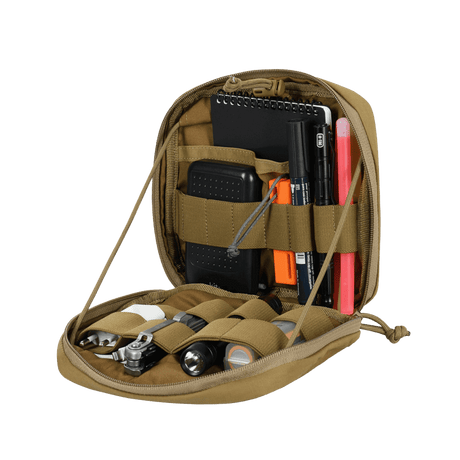 M-Tac organizer pouch Elite i slitesterkt materiale med NIJ-sertifisering for taktisk oppbevaring av førstehjelp og EDC, galleri posisjon 1.