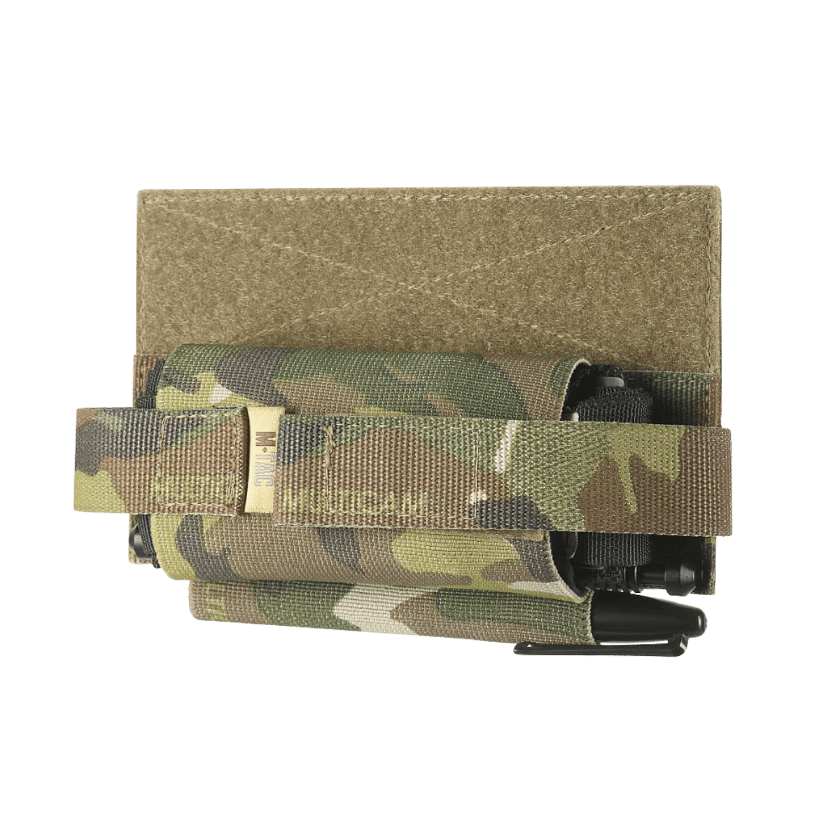 M-Tac Elastisk Tourniquet Holder Gen. III i camouflage Cordura 500D med Texcel-stropper til sikring af C-A-T tourniquet
