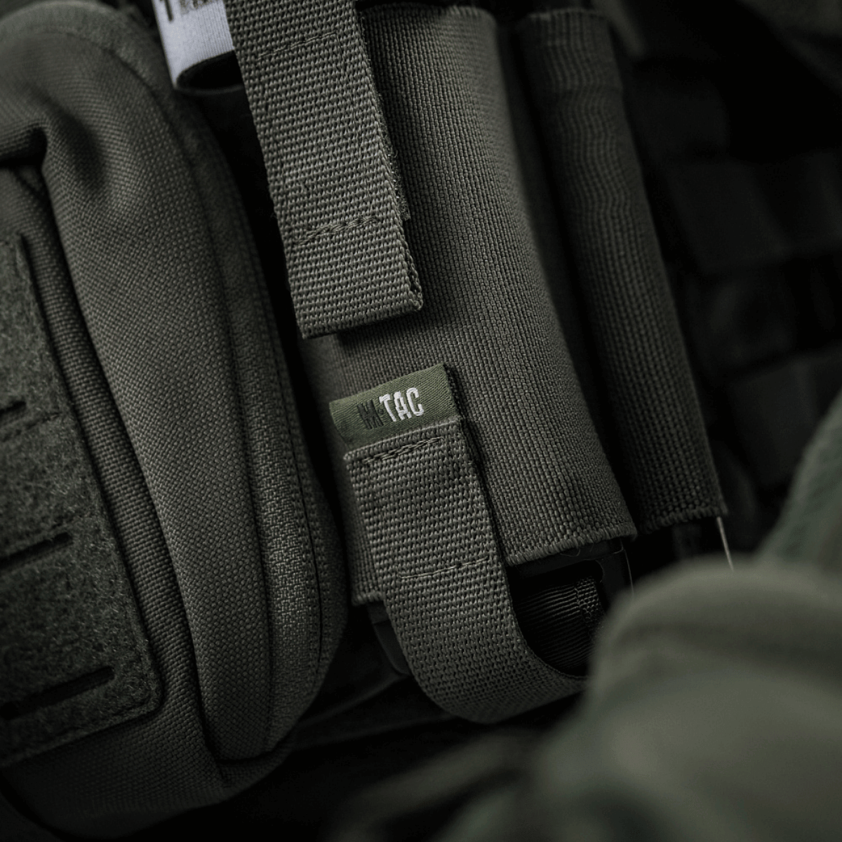 M-Tac Elastisk Tourniquet Holder Gen. III, robust Cordura 500D materiale, grønt design holder C-A-T tourniquet, taktisk udstyr