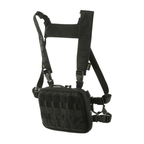 M-Tac Chest Rig Elite i slitesterkt Cordura 500 med MOLLE Laser Cut-panel, H-sele og NIJ-sertifisering, taktisk brystveske, galleri posisjon 1