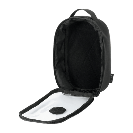 M-Tac Utility Organizer Transparent Elite Small Gen. II i svart med gjennomsiktig lokk, slitesterkt materiale og NIJ-sertifisering, galleri posisjon 1.