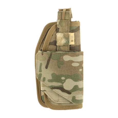 M-Tac Universal taktisk hylster Elite høyre i laminert Cordura 500D med MOLLE-interface, justerbar og sikker passform for de fleste pistoler.