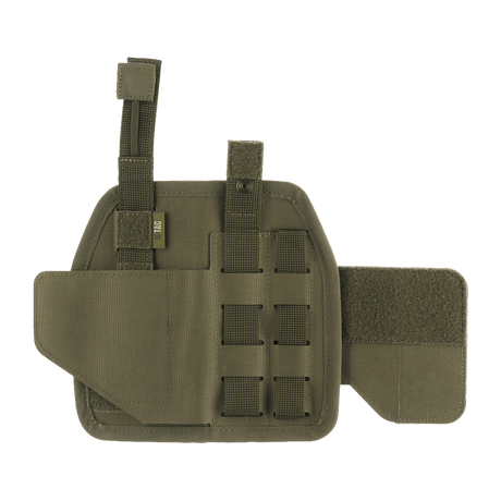 M-Tac Universal taktisk hylster Elite høyre i olivengrønn Cordura 500D med MOLLE-interface for justering og sikker festing av pistoler.