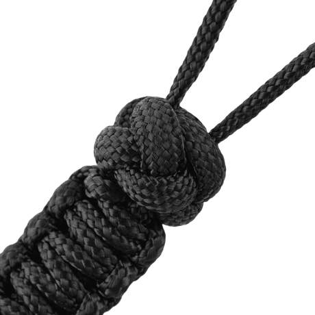 M-Tac lanyard Skandinavisk Small Triquetra med flettet paracord i nordisk design og en dekorativ perle med Triquetra-symbol.