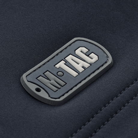 M-Tac Soft Shell Jakke med Liner logo på mørkeblåt stof