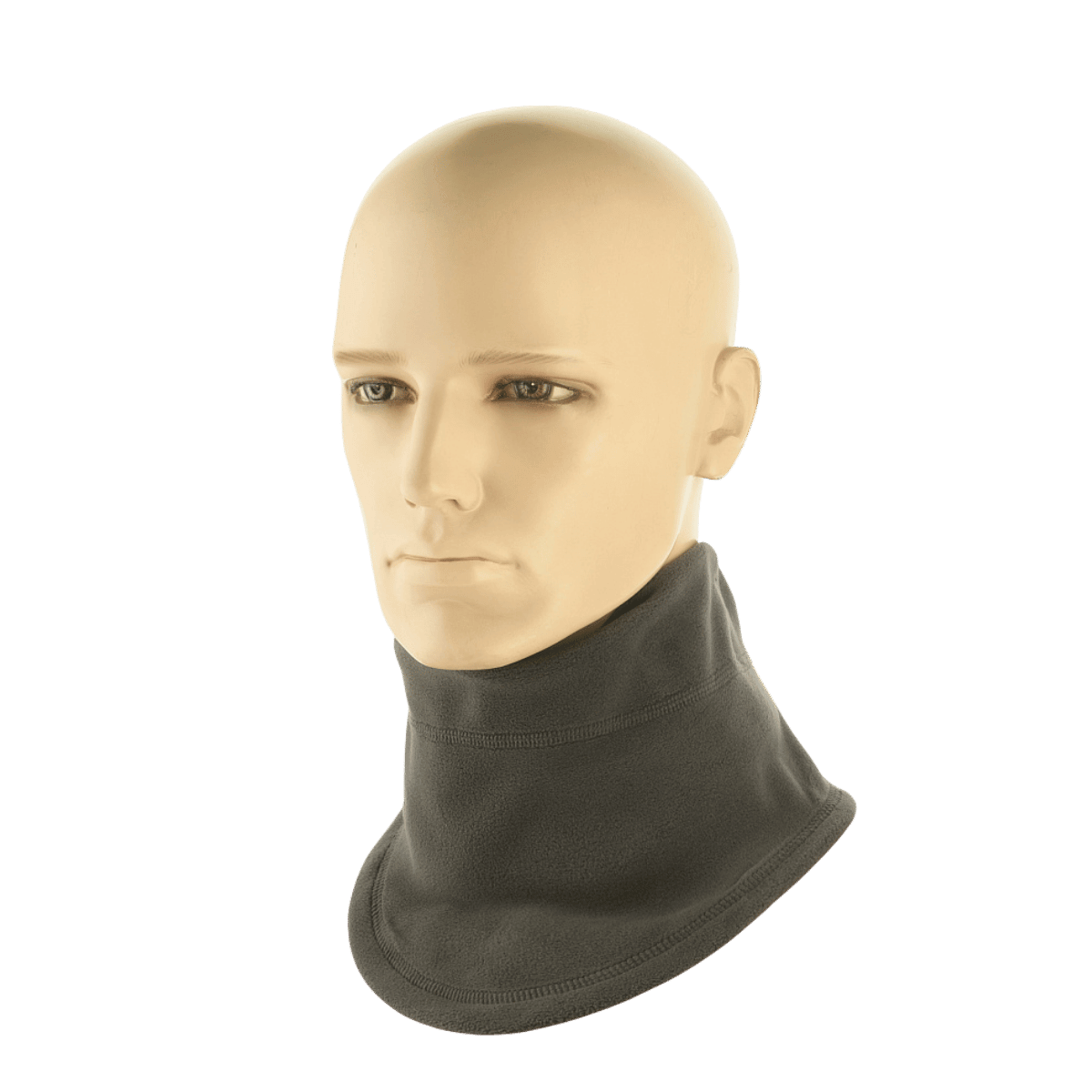 M-Tac Anatomisk Tube Scarf med Snor Polartec på mannequin, varm og funktionel, beskytter mod vind og regn, lavet af Polartec fleece.