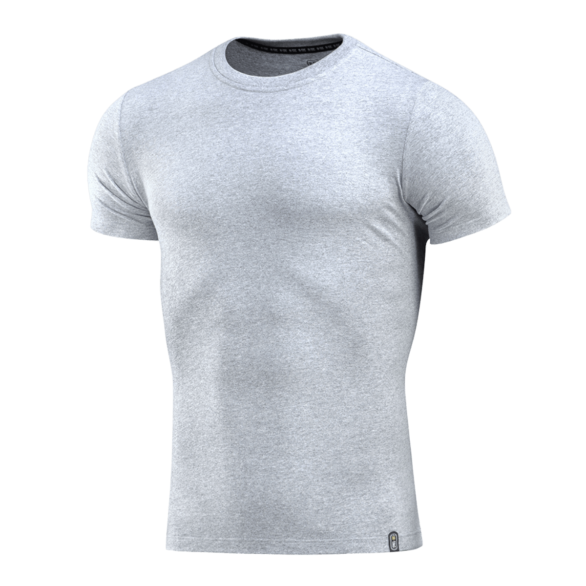Grå M-Tac T-Shirt 93/7 Summer i åndbart og elastisk bomuldsstof, perfekt til sommerbrug med moderne pasform.
