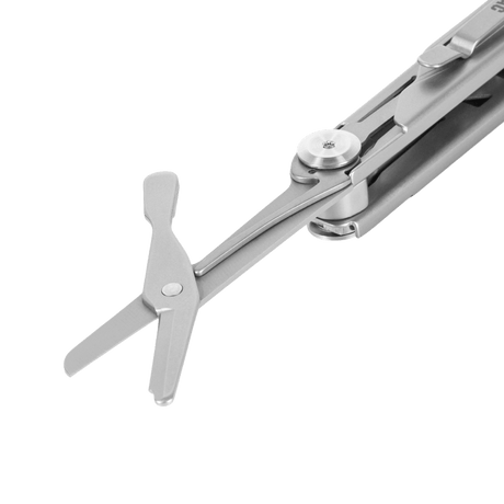 M-Tac Type 3 foldbar kniv (5-i-1) rustfritt stål med saks, laget for holdbarhet og allsidighet i daglig bruk og friluftseventyr.