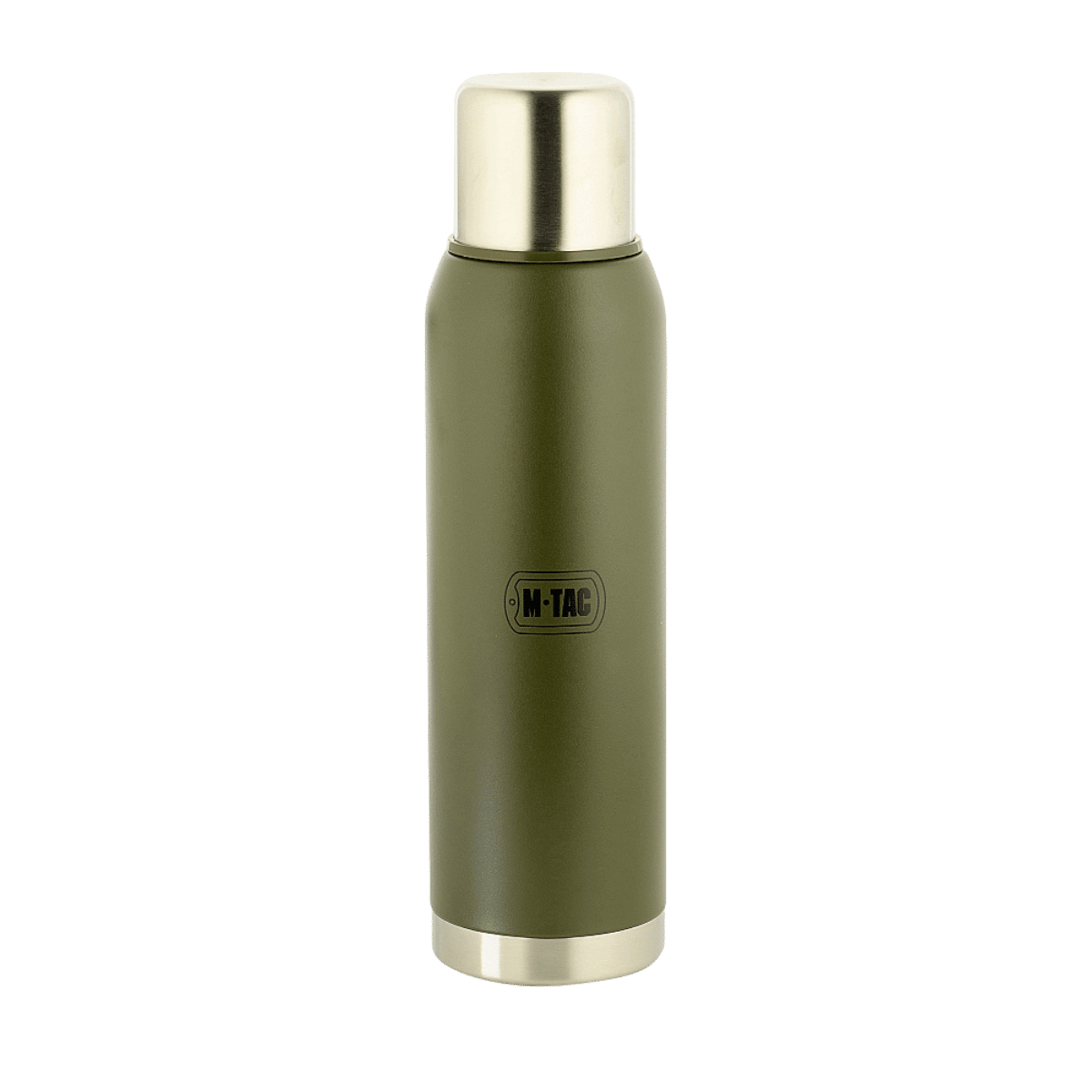 M-Tac Termoflaske Type 2 - 1.3L i rustfrit stål til camping, vandreture, fisketure og picnic med dobbeltvægget vakuumisolering