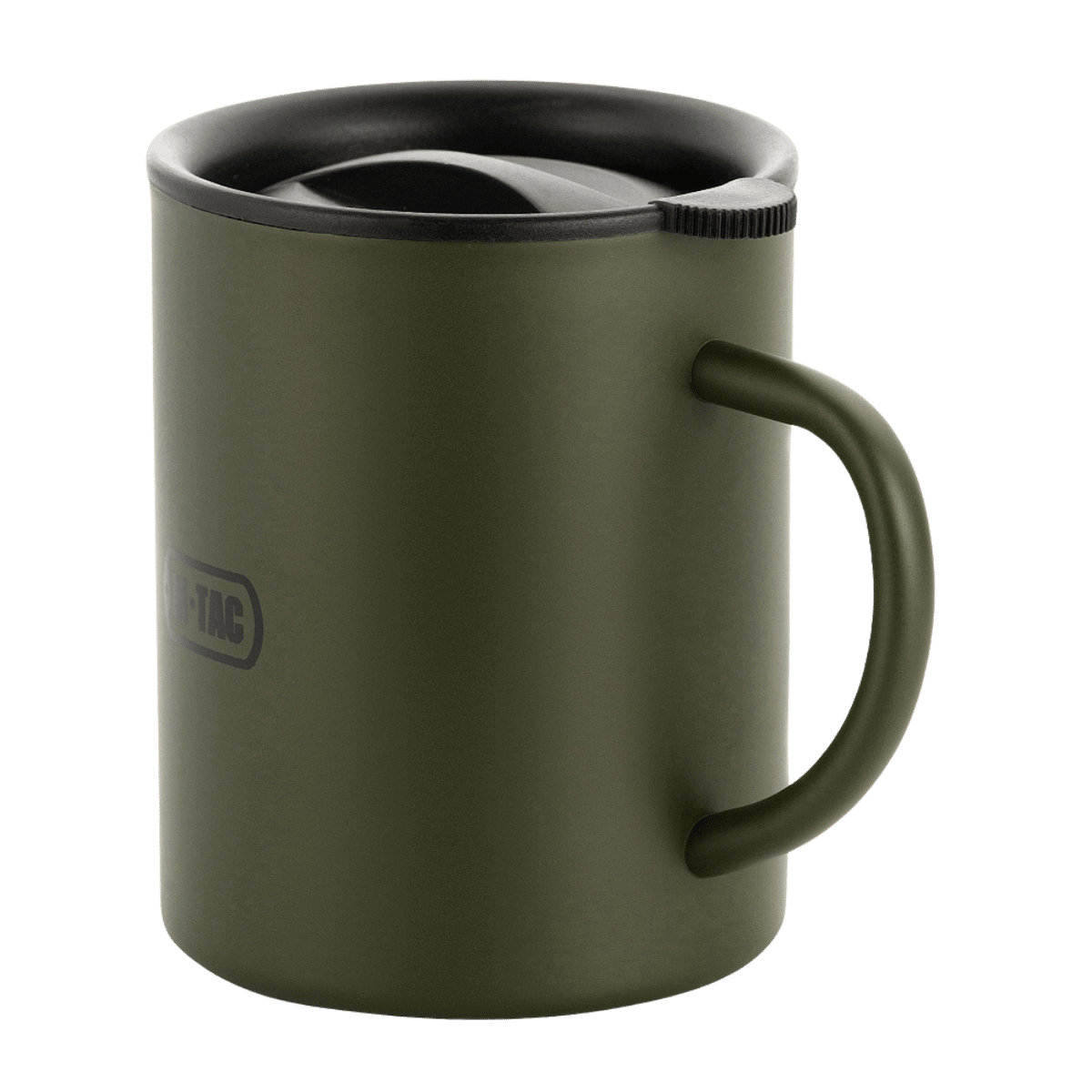 M-Tac Termokrus 400 ml – Rustfrit Stål, grøn termo krus, ideel til outdoor brug, jagt og militær, dobbelvægget vakuum teknologi, holdbar.