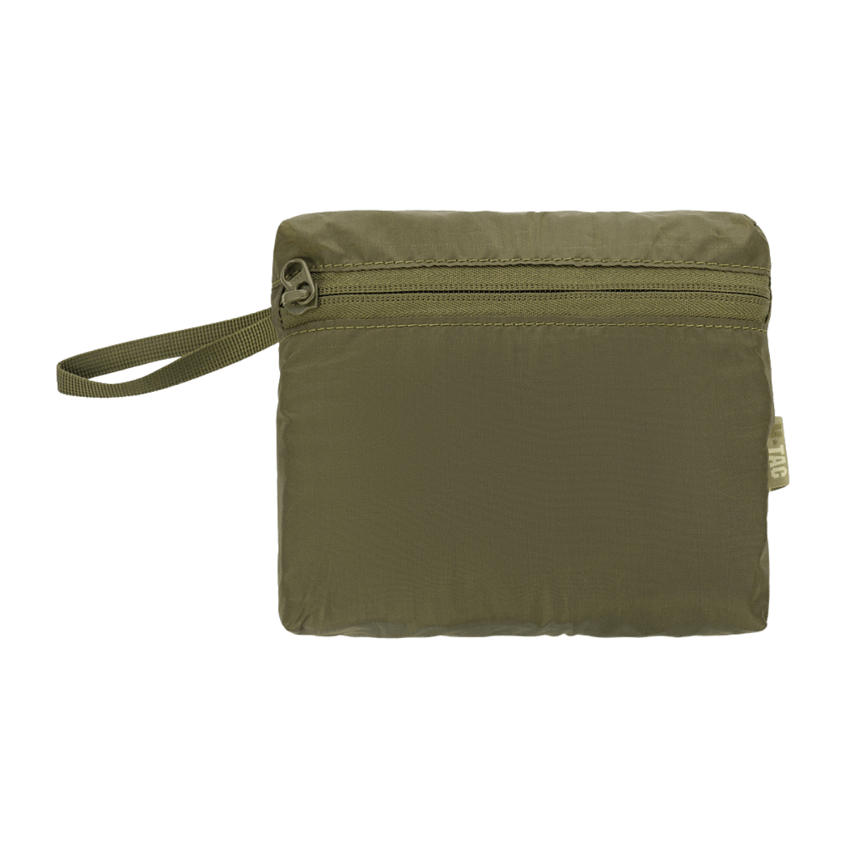 M-Tac Rygsækcover Large i sammenfoldet tilstand, slidstærk og vandafvisende, perfekt til brug i regn og sne for at beskytte op til 60L rygsæk.