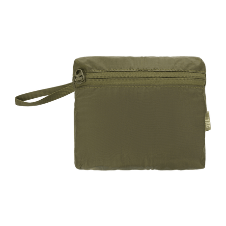 M-Tac Rygsækcover Large i olivengrønn nylon med bærestropp og glidelås, holdbart og vannavvisende trekk for ryggsekker opptil 60 liter.