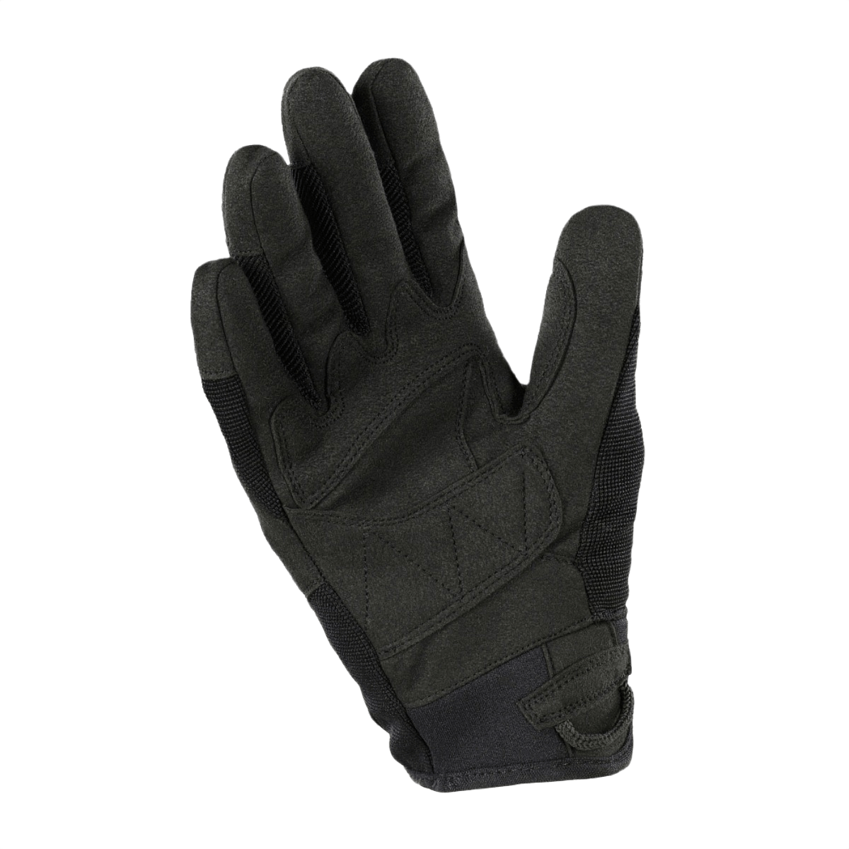 M-Tac Handsker Assault Tactical Mk.6 i syntetisk ruskind med forstærkede kno-pads, perfekt til taktisk beskyttelse og komfort.