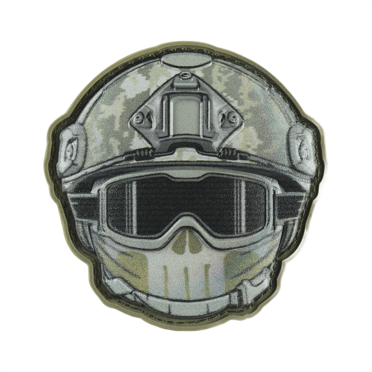 M-Tac Patch Emoji #20 PVC med 3D-effekt, moralepatch med velcro, perfekt til tøj, taske eller udstyr, 6.5 x 6.5 cm