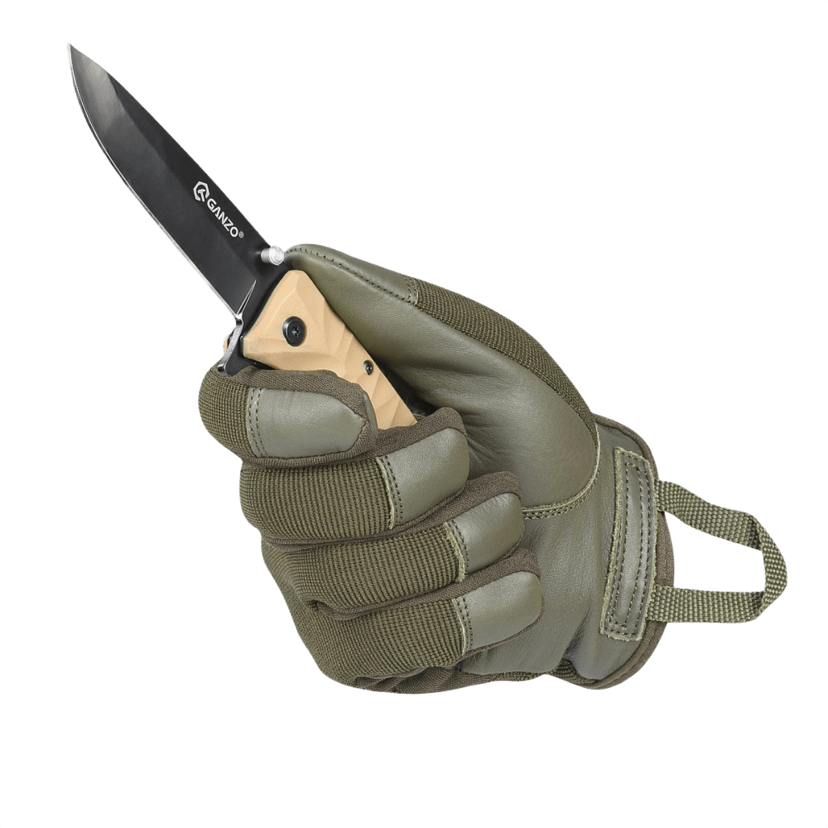 M-Tac Handsker Police til politi og sikkerhed; syntetiske materialer og læder, komfort og holdbarhed, tætsiddende pasform med velcro.