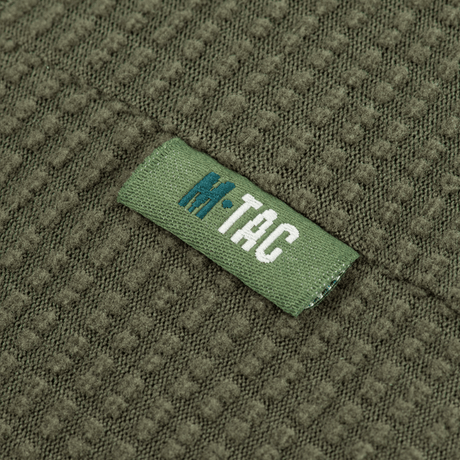 M-Tac Hjelm Watch Cap Polartec i grøn fleece med mærke, let og varm til koldt vejr.