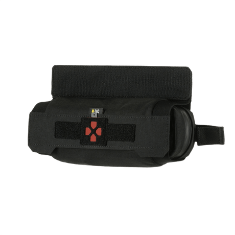 M-Tac Horizontal Medical Pouch ROLL Elite i svart, i Cordura 500D, medisinsk pouch for plate carrier-baglommer.