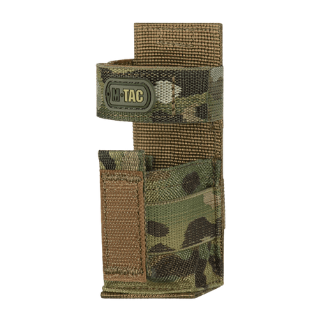 M-Tac kompakt tourniquet-lomme Gen.3 i multicam Cordura med taktisk design for oppbevaring av hemostatisk tourniquet, vist i galleri posisjon 1.