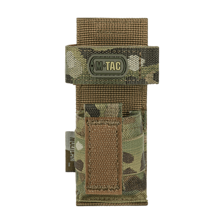 M-Tac kompakt tourniquet-lomme Gen.3 i slitesterkt multicam-materiale, designet for taktisk oppbevaring, vist i galleri posisjon 1.