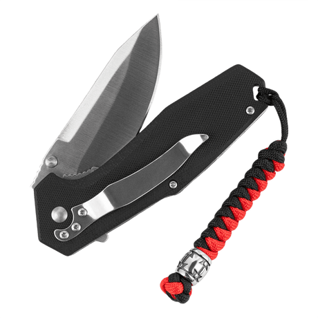 M-Tac lanyard Viper Cossack Cross V.2 med paracord-design og Templar-kors, tilfører stil og funksjonalitet til kniver og utstyr