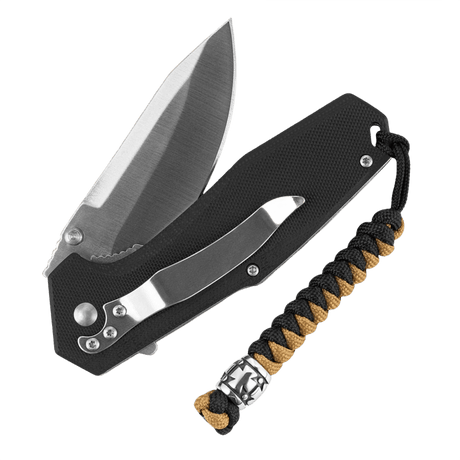 M-Tac lanyard Viper Cossack Cross V.2, tvunnet paracord med metallperle, designet for kniver, med Templar-kors Cossack Cross-mønster
