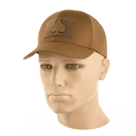 M-Tac Patch Spades Laser Cut på baseballcaps, taktisk spade-design på Velcro, ideell for militær og outdoor-bruk, Cordura 500D