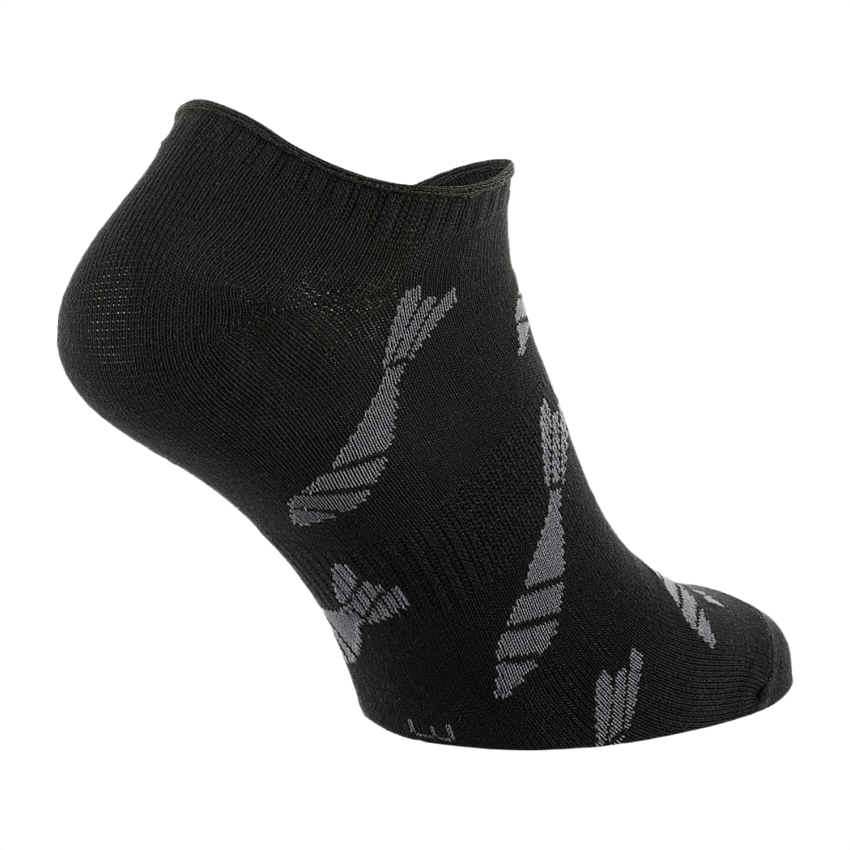 M-Tac Let Sommersokker Morter Bomber i sort med mønster, designet til mænd til løb og udendørs aktiviteter i varmt vejr.