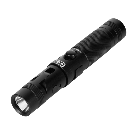 M-Tac Lommelykt A180 med justerbar lysretning og magnet, aluminiumshus, veier 81 g, 140 lumen, LED CREE XPG2.