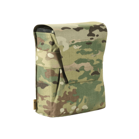 M-Tac Pouch til M249 Cartridge Box Closed i slitesterkt Cordura 500D-materiale, kamuflasjedesign for taktiske oppgaver