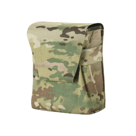 M-Tac Pouch til M249 Cartridge Box Closed i Cordura 500D med velcroklaff i kamuflasjedesign for 200 patroner