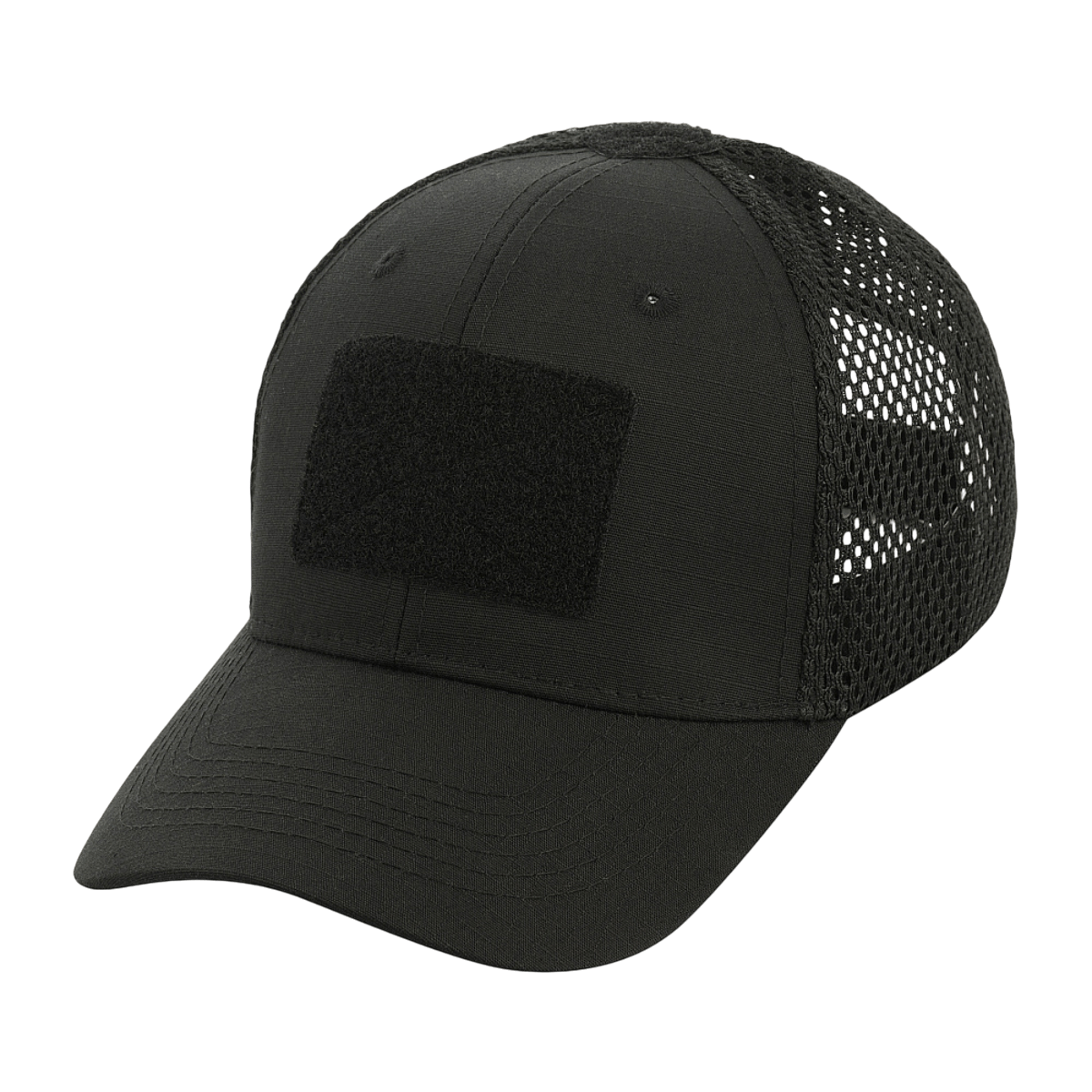 M-Tac Mesh Flex Ripstop Baseball Cap med Velcro med åndbare mesh-paneler og holdbar skygge, ideel til taktisk og daglig brug.
