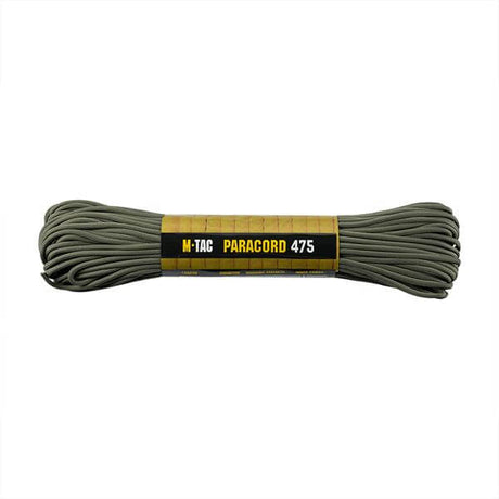 M-TAC Paracord 475, robust nylonline, perfekt for camping og utendørsaktiviteter, laget i slitesterk nylon, 15 meter lengde.