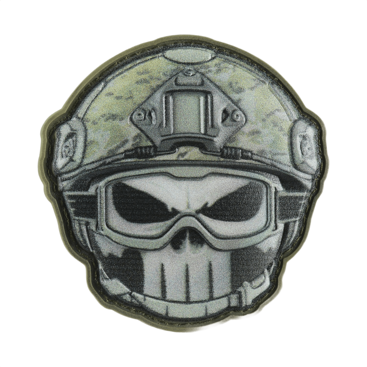 M-Tac Patch Emoji #1 med 3D-effekt, PVC-materiale og velcrofastgørelse, taktisk moralepatch, 6.5 cm størrelse.