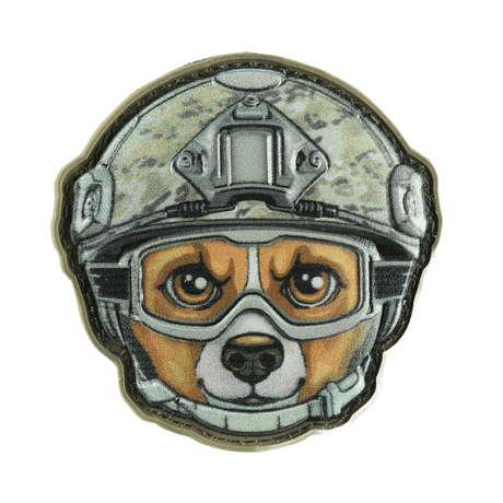 M-Tac Patch Emoji #11 med 3D-effekt og Velcro, morsom og taktisk morale patch, egnet for klær og utstyr.