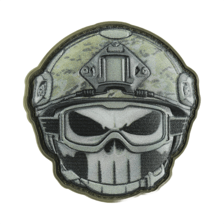 M-Tac Patch Emoji #1 med 3D-effekt, PVC-materiale og Velcro-feste, taktisk morale-patch, størrelse 6.5 cm.