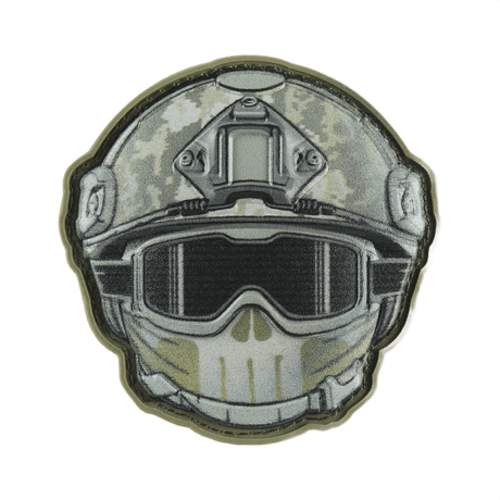 M-Tac Patch Emoji #20 PVC med 3D-effekt, morale patch med Velcro, perfekt for klær, veske eller utstyr, 6.5 x 6.5 cm