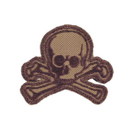 M-Tac Patch Old Skull Velcro med 3D-effekt, tekstillapp med kraniedesign og enkel Velcro-feste. Mål: 45 x 55 mm