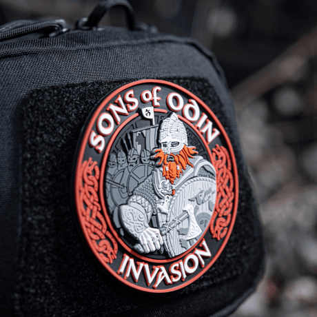 M-Tac Patch Sons of Odin 3D Velcro morale-merke på ryggsekk med 3D-effekt og Velcro