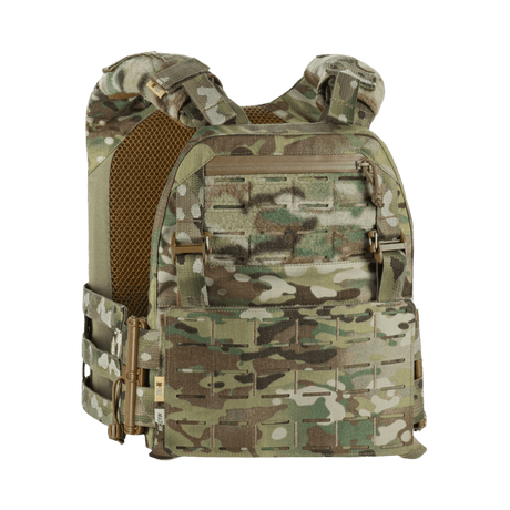 M-Tac Plate Carrier Cuirass Elite Gen.II - taktisk vest i Cordura 500D med ESAPI Medium armor plater og Duraflex hurtigspenner.