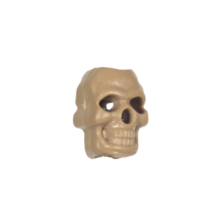 M‑Tac Skull Stopper-perle for paracord-prosjekter, lanyards, belter eller armbånd, laget av plast med hulliameter 6 mm