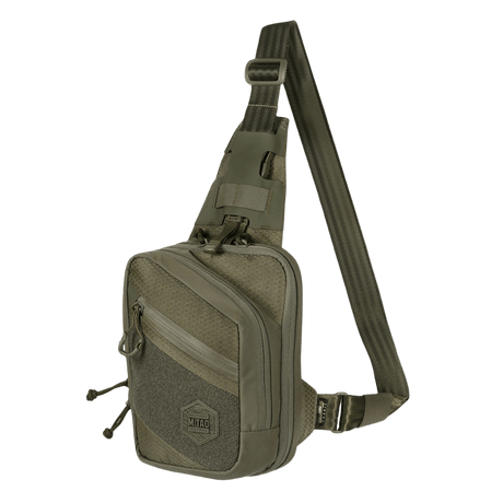 M-Tac Sling Pistolveske Elite Hex med Velcro, justerbar skulderveske, slitesterk Cordura, kamuflasjemønster, praktisk for EDC.