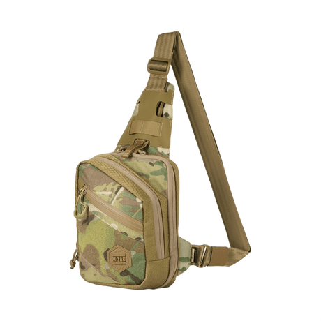 M-Tac Sling pistolveske Elite Hex med Velcro i kamuflasjedesign med justerbar rem og slitesterke glidelåser.