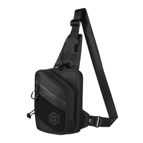 M-Tac Sling Pistolveske Elite Hex med Velcro i slitesterkt Cordura-materiale, designet for skjult våpenbæring, med justerbar reim.