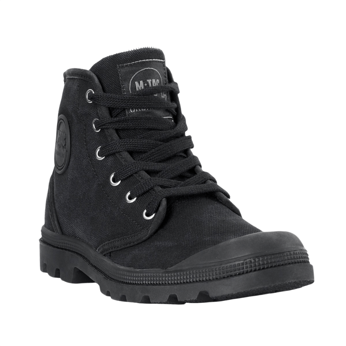M-Tac Sneakers - komfortable sko med vulkaniseret gummisål og metalliserede snørehuller, ideel til udendørs aktiviteter og sport.