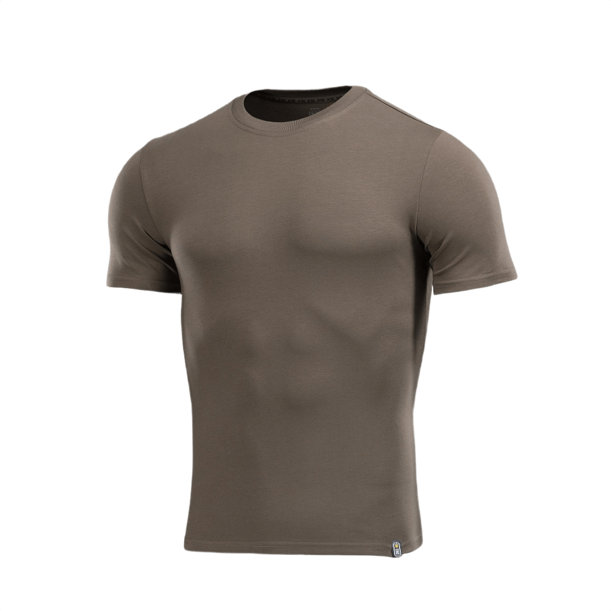 M-Tac T-shirt 93/7 i brun nuancer, fremstillet af 93% bomuld og 7% elastan, designet til komfort og holdbarhed, velegnet til aktiv brug.